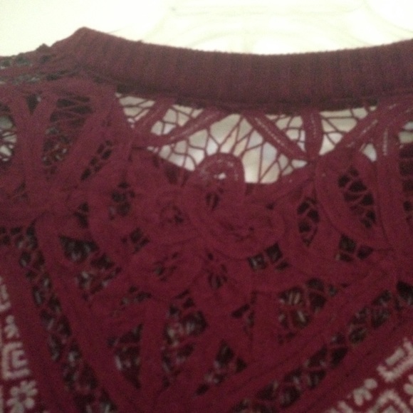 Small Red Miss Me Sweater - Picture 4 of 7